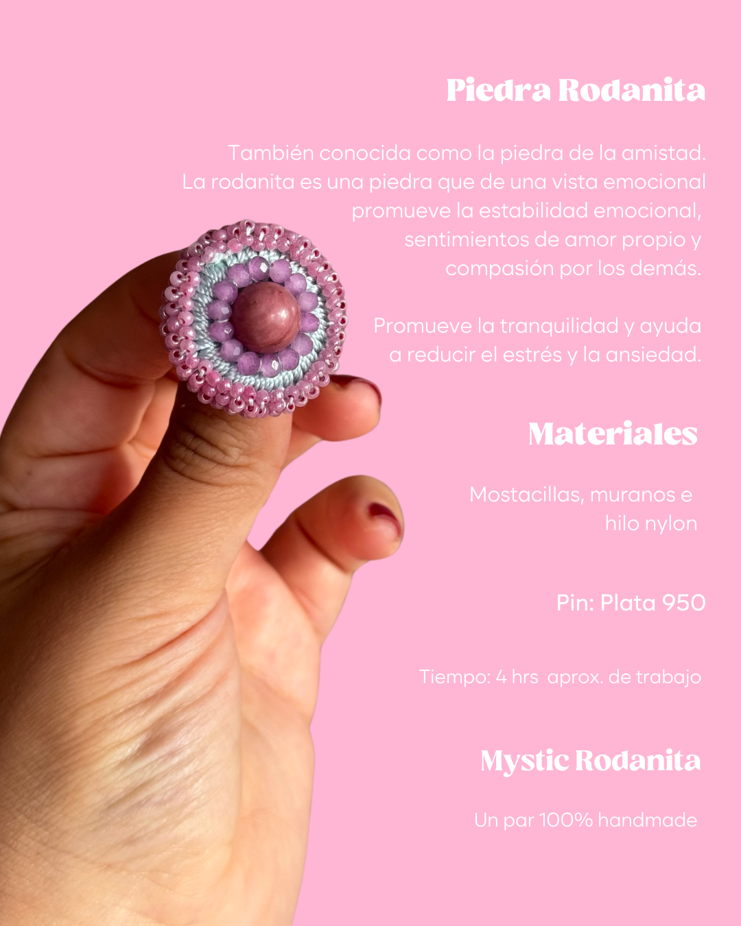 Mystic Rodonita - Unicornio Design