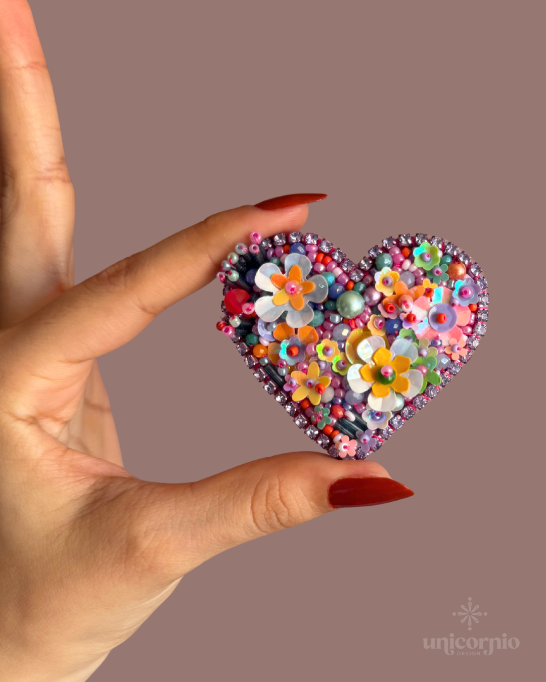 Corazón Unicorniano - Unicornio Design