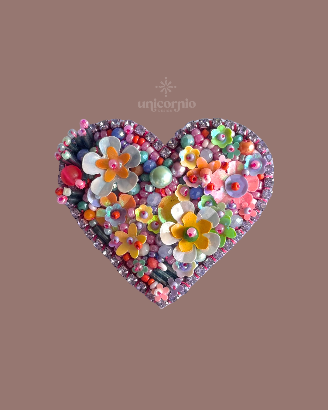 Corazón Unicorniano - Unicornio Design