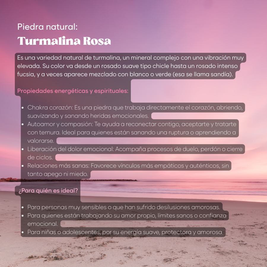 Mystic Turmalina rosa - Unicornio Design
