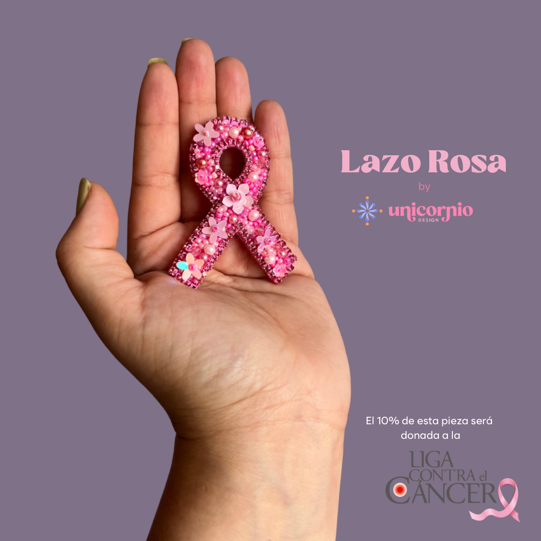 Lazo Rosa - Unicornio Design