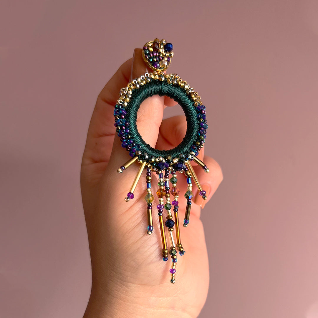 Aretes Bollywood - Unicornio Design