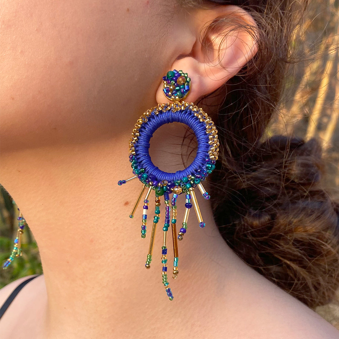 Aretes Bollywood - Unicornio Design