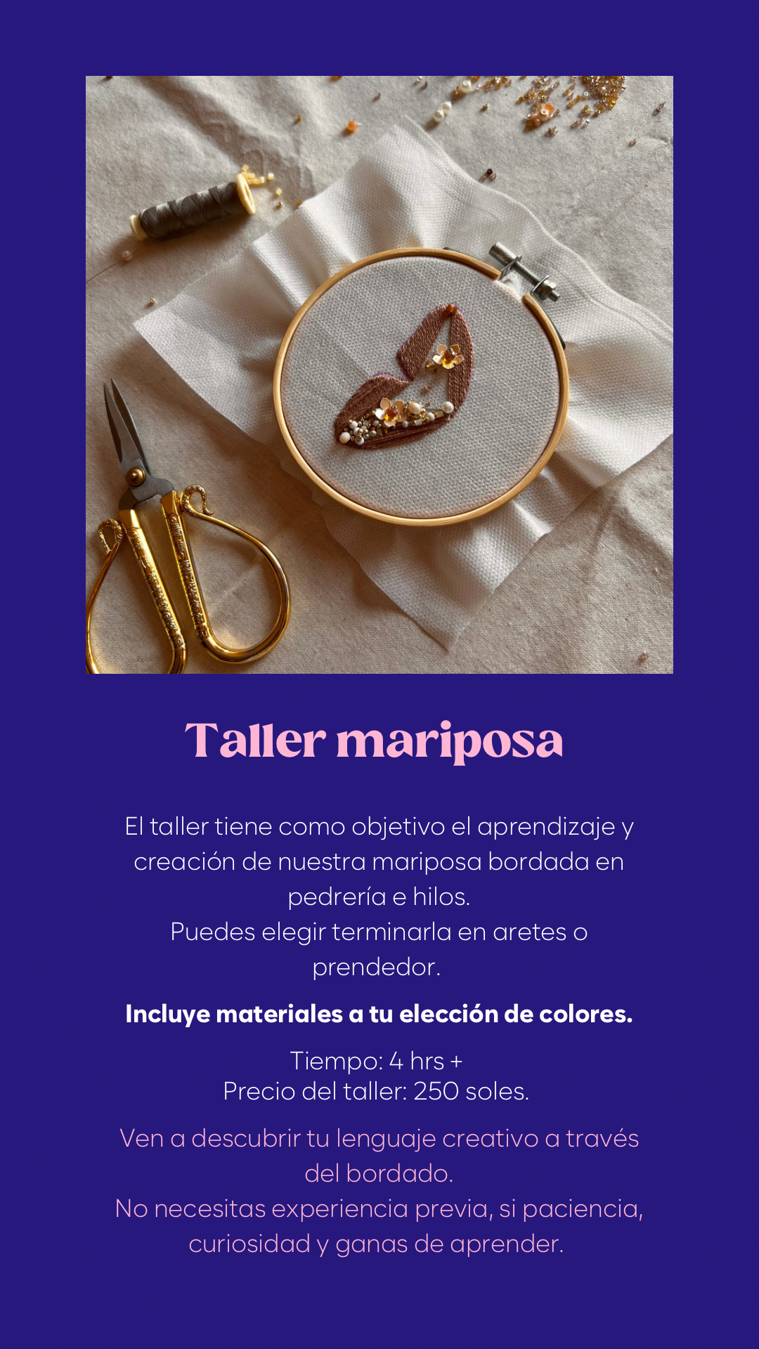 Taller Mariposa - Unicornio Design